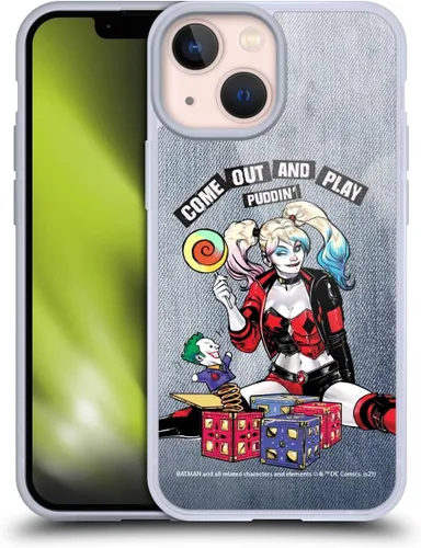 Miniatura 40 de Head Case Designs Funda de gel suave con licencia oficial de Batman DC Comics Love Hate Joker Harley Quinn Graphics [protección de grado militar]