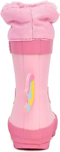 Miniatura 4 de London Fog Toby Botas de lluvia y nieve para niños pequeños, botas de nieve de invierno impermeables aisladas para niños pequeños, tallas de niños
