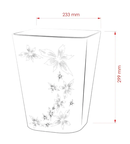 Miniatura 3 de Mintra Home Contenedores de basura (morado, 12 litros (3 galones), paquete de 2