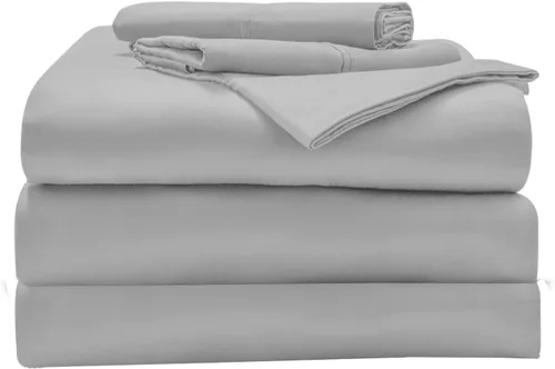 Miniatura 12 de Sábanas de tamaño Queen con cabezal dividido superior para cama ajustable, 800 hilos, 100% algodón egipcio, juego de ropa de cama de 4 piezas