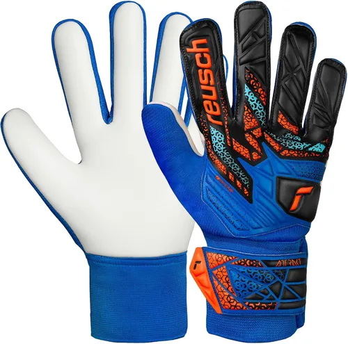 Miniatura 9 de Reusch Attrakt Starter - Guantes sólidos para portero juvenil, transpirables, duraderos, para césped artificial y superficies duras, juveniles