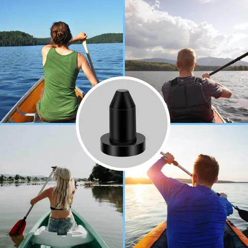 Miniatura 7 de Axlksia Paquete de 12 tapones de drenaje de kayak de 1/2 pulgada para pelícanos, kayaks Sun Dolphin, tapones de silicona para kayak de repuesto