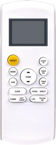 RG57A6/BGEFU1 Reemplazo de control remoto de CA compatible con sistema dividido sin conductos Senviller Mini Split Air Conditioner, pantallas en