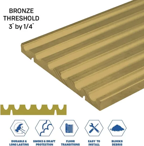 Miniatura 2 de Umbral de bronce 3376BR (72 pulgadas)