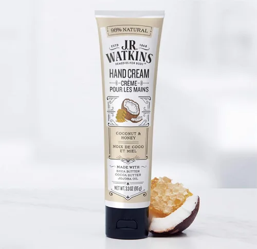 Miniatura 4 de J.R. Watkins Crema de manos, coco, 3.3 onzas (paquete de 4)