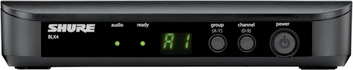 Shure BLX4 Receptor de Canal Único - para uso con Sistemas Inalámbricos BLX, Transmisor Vendido por Separado | Banda H9 (BLX4=-H9)