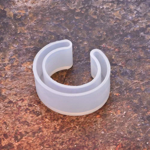 Miniatura 8 de Pulsera de silicona con fuente C, pulsera abierta de bricolaje, fundición de resina para fabricación de joyas