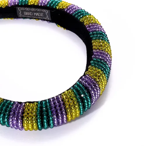 Miniatura 26 de Diadema con cuentas de poni, diadema de Raninbow, cinco de mayo, cinco de mayo, disfraz de fiesta, accesorio para el cabello, con cuentas de arco