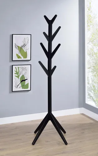 Miniatura 2 de Coaster Home Furnishings - Margaret - Madera dura asiática - Perchero independiente con 8 ganchos, diseño de gancho de rama de árbol - Entrada