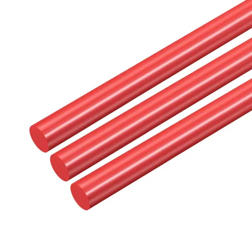 Miniatura 26 de uxcell Varilla redonda de plástico de 1/2 pulgada de diámetro y 20 pulgadas de longitud, varillas de polioximetileno, barras redondas de plástico