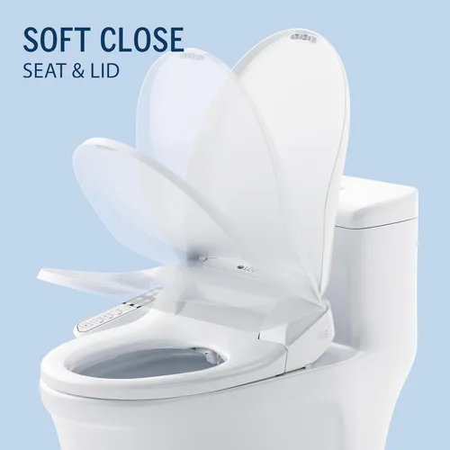 Miniatura 7 de Lotus Hygiene Systems ATS-500. Asiento para inodoro con tapa inteligente, climatizada con temperatura regulable. Color blanco.