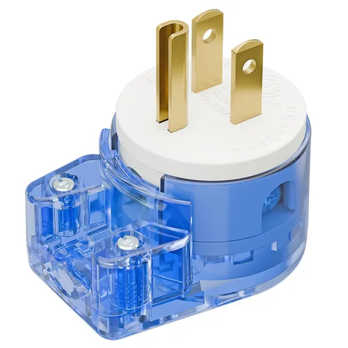 Miniatura 10 de Nema 5-15P Enchufe de ángulo recto de 90 grados, enchufe Plugrand 15A 125V en ángulo, enchufes de CA de 3 clavijas DIY de 3 clavijas, enchufes de CA