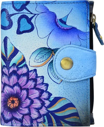 Anna by Anuschka Cartera de mujer pintada a mano de cuero genuino para mujer