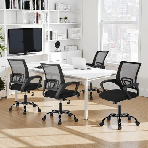 Miniatura 2 de BestOffice Silla de Oficina Ergonómica Barata Silla de Escritorio de Malla Silla de Computadora Soporte Lumbar Ejecutiva Moderna Taburete Ajustable