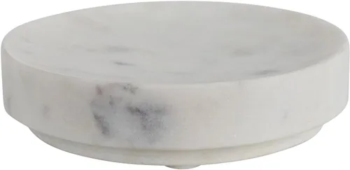 Jabonera de mármol Blanco