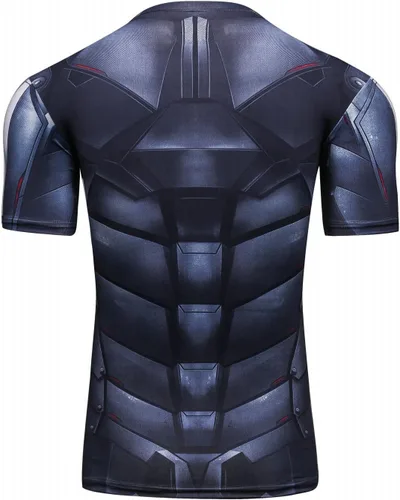Miniatura 2 de Red Plume Camiseta deportiva de manga corta para hombre, camiseta deportiva de manga corta para hombre