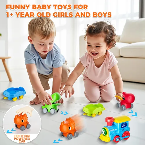Miniatura 2 de Juego de tren para niños pequeños con vapor, música y luces - Juguetes de tren eléctrico para niños con accesorios de pistas, incluyendo 3 autos