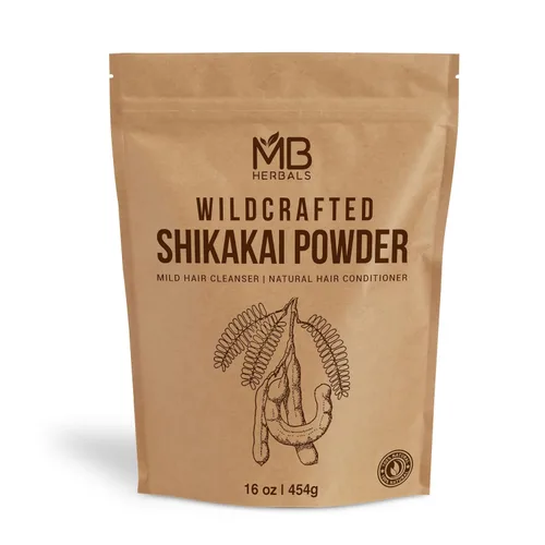 Miniatura 3 de MB Herbals Polvo Shikakai puro 3.53 oz 3.5 oz 100% puro Acacia concinna Powder - Limpiador y acondicionador natural para el cabello