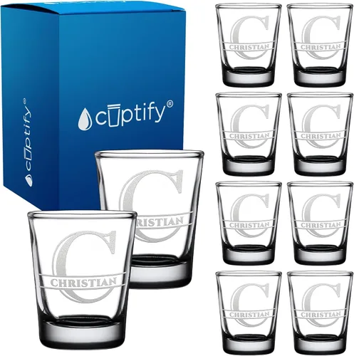 Miniatura 88 de Juego de 2 vasos de chupito personalizados para hombre, fondo azul, 2 onzas, grabados, regalo personalizado para cumpleaños, bodas, día del padre