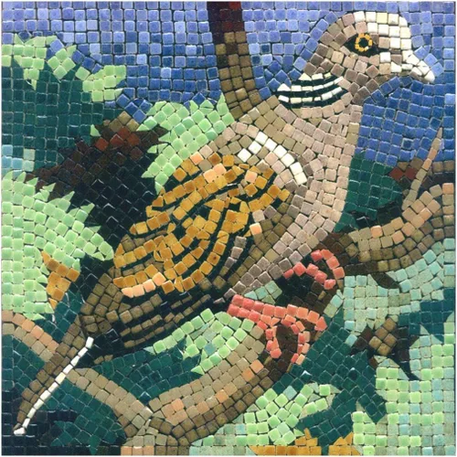 Miniatura 16 de Mosaicos hechos a mano fáciles con nuestro kit de manualidades de mosaico para adultos, delfín cuadrado de 7 pulgadas (20cm)