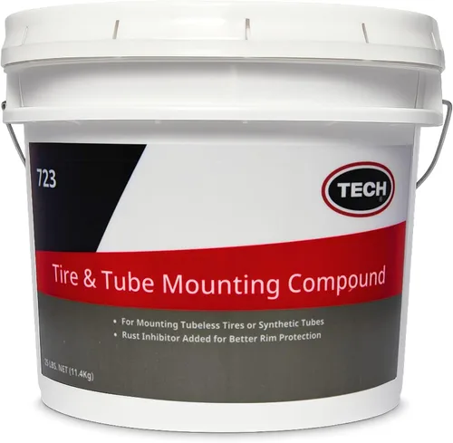 Compuesto de montaje de neumáticos y tubos: proporciona una excelente lubricación, se seca pegajoso para evitar el deslizamiento de la llanta, cubo