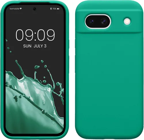 Miniatura 35 de kwmobile Funda Compatible con Google Pixel 6 Pro - Funda de Teléfono de Silicona TPU con Acabado Suave - Azul Caribe