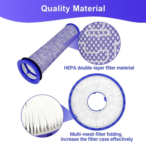 Miniatura 4 de Filtro de repuesto para Dyson DC40, filtro postmotor y filtro de premotor para Dyson Ball Multi Floor 2 Vacuum Light/Slim Ball Animal Aspiradora