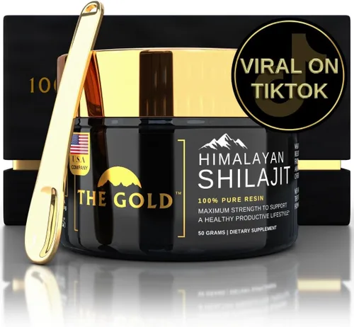 THE GOLD Shilajit - Resina Shilajit Shilajit orgánica pura del Himalaya para hombres y mujeres, prueba de laboratorio en grado de Estados Unidos A+