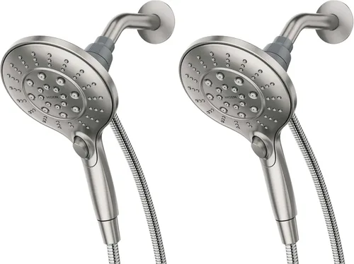 Miniatura 13 de Moen Engage 26112 - Cabezal de ducha de mano cromado Magnetix de seis funciones de 5.5 pulgadas de ancho con manguera y sistema de acoplamiento Cromo