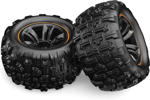 HYPER GO 16300D 1:16 Escala RC Accesorios de coche Ruedas, piezas de repuesto RC Vehículo Ruedas y juegos de neumáticos para H16GT y H16DR y H16BM y