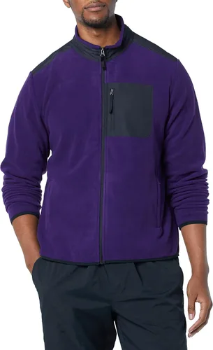 Miniatura 4 de Tienda Essentials - Chaqueta de vellón con cremallera completa para hombre (disponible en tallas para personas grandes y altas)