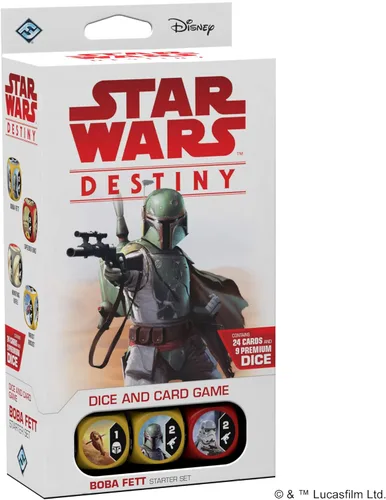 Star Wars Destiny Boba Fett - Juego de iniciación | Juego de dados y cartas coleccionables | Juego de estrategia para adultos y niños | A partir de