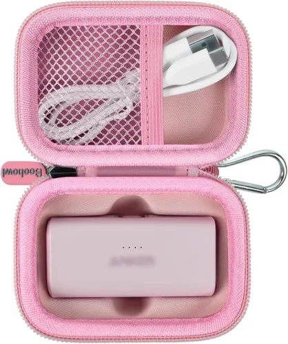 Miniatura 9 de BOOBOWL Funda de carga portátil compatible con Iwalk/para Feob/para Charmast/para Amelema/para LanLuk/para Anker Nano cargador portátil, mini bolsa