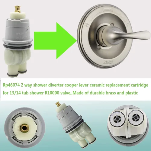 Miniatura 5 de KEROX - Cartucho de grifo K35A, cartucho de repuesto compatible con La Torre, Gerber, Danze & Moen, reparación de bañera de ducha de una sola