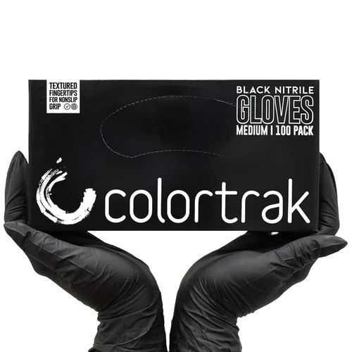 Miniatura 19 de Colortrak Luminous Collection - Guantes desechables de nitrilo, color lila escarcha, pequeños, de un solo uso, seguros para alérgicos, sin látex