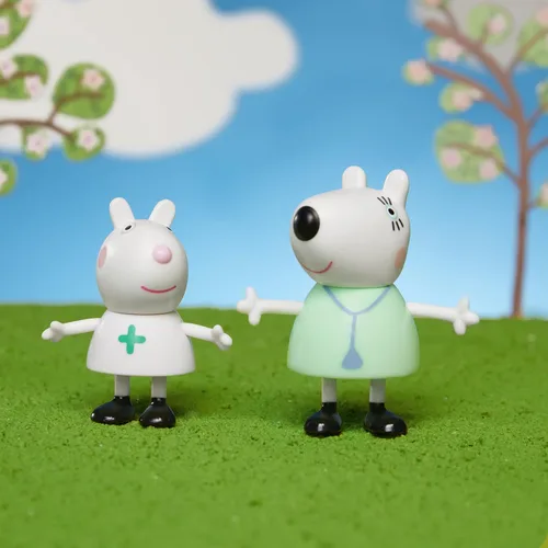 Miniatura 4 de Peppa Pig Paquete de figuras de Dr. Polar Bear Calls On Peppa and Friends, incluye 8 figuras, juguetes preescolares, a partir de 3 años