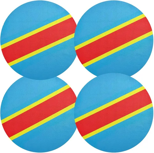 Miniatura 14 de Aruba Flag Round Table Placemats 15 Inch, Seasonal Table Mats Modern Place Mats for Dining, Kitchen, Parties, Camping