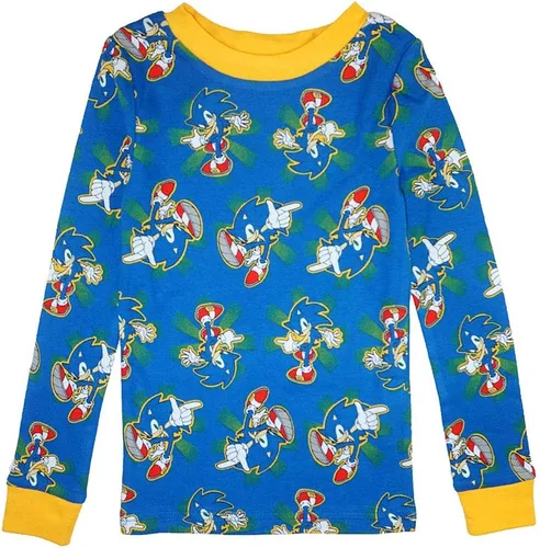 Miniatura 4 de Sonic The Hedgehog Pijama de algodón de 4 piezas para niños