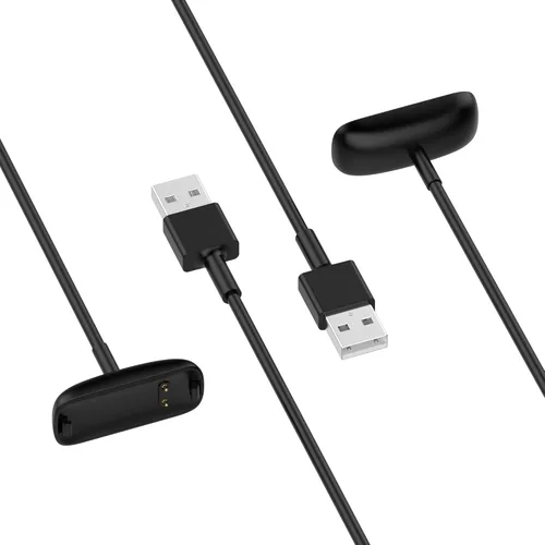 Miniatura 2 de FitTurn Cargador USB compatible con Fitbit Ace 3 Activity Tracker de 3.3 pies/39.4 in de repuesto de cargador USB Clip de carga Cable Base