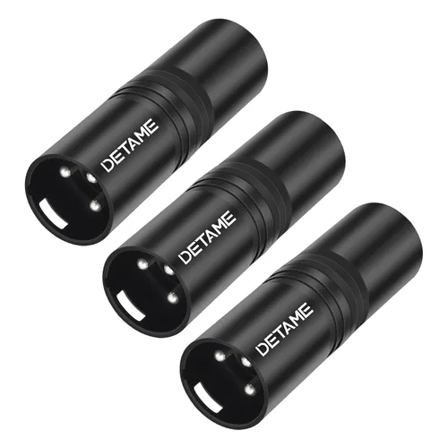 Miniatura 10 de Paquete de 3 adaptadores RCA hembra a XLR de 3 pines, convertidor de género cambiador de audio, adaptador XLR a RCA para amplificador mezclador