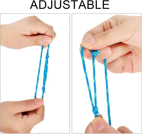 Miniatura 5 de WILLBOND Pulsera de amistad de neón 216 a granel para mujer, pulsera de paracaídas de regreso a clases, regalo para estudiantes, cumpleaños, aula