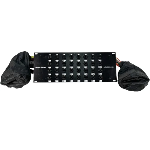 Miniatura 6 de Seismic Audio - SARMSS-32x1010-32 Canales XLR TRS Combo Splitter Snake Cable - Dos troncos XLR de 10