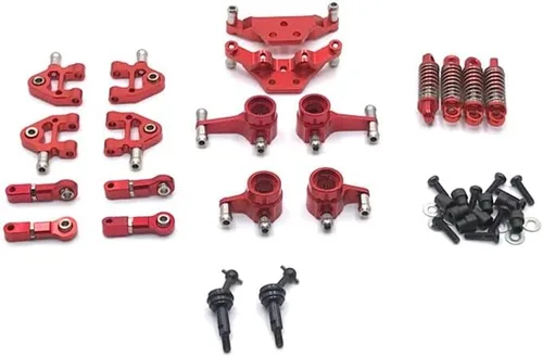Miniatura 3 de Kit de coche de carreras WLtoys, RC Drift Car Metal Upgrade Swing Arm Steering Cup Shock Dog Bone Kit para WLtoys 1/28 284131 K969 K979 K989 K999