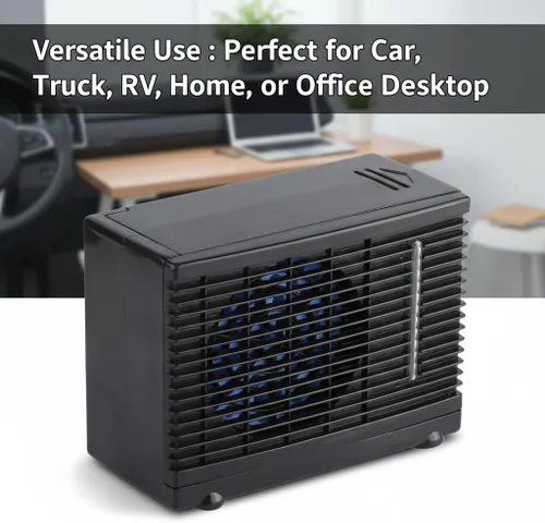 Miniatura 2 de Aire acondicionado portátil para automóviles y camiones, aire acondicionado portátil de 12 V, ventiladores de automóvil para coche, ventilador