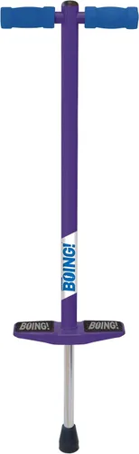 Miniatura 9 de Geospace Jumparoo BOING! JR. Steel POGO STICK by Air Kicks, pequeño para niños de 50 a 90 libras, diversión activa al aire libre que promueve