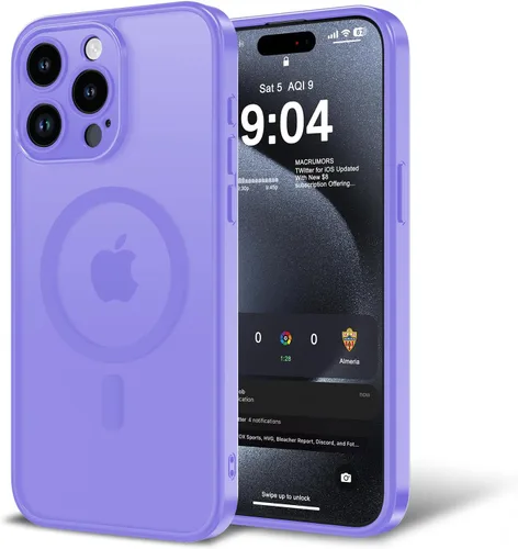 Miniatura 11 de Funda para iPhone 11 con protector de pantalla, compatible con MagSafe, ultra delgada, translúcida, mate, a prueba de golpes, color negro