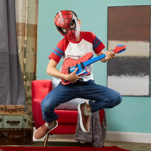 Miniatura 6 de Marvel Máscara Spider-Man Across The Spider-Verse Spider-Punk para niños, juego de rol y disfraz, juguetes para niños a partir de 5 años