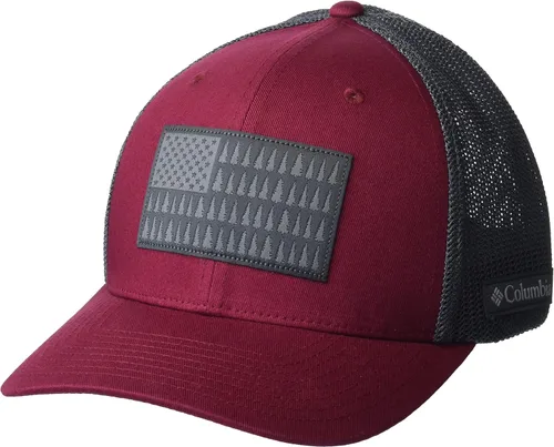 Miniatura 61 de Columbia - Gorra de malla con bandera con árboles unisex para adultos, corona alta