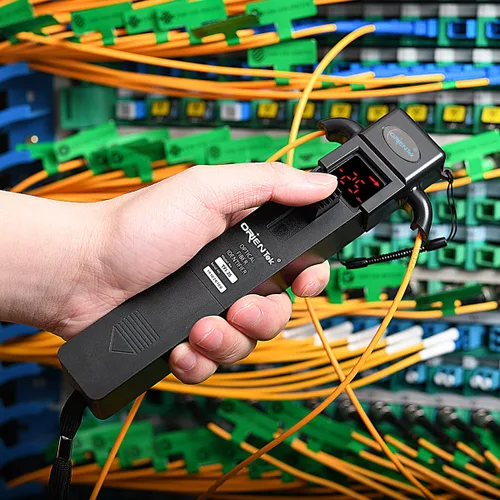 Miniatura 7 de ORIENTEK Identificador de fibra óptica TFI-35 Fibra viva OFI 4 adaptadores Detector vivo Identificador de tráfico 800nm -1700nm