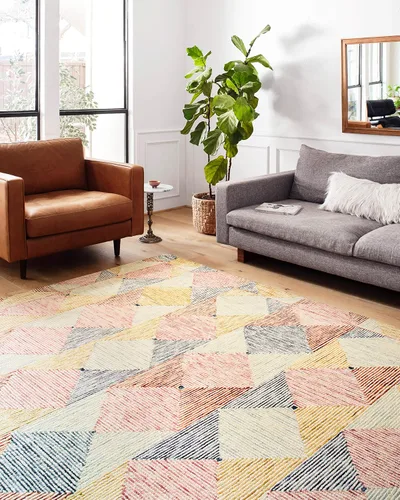 Miniatura 15 de Loloi II Spectrum Collection SPE-03 Charcoal/Multi 2'-3" x 3'-9" Accent Rug